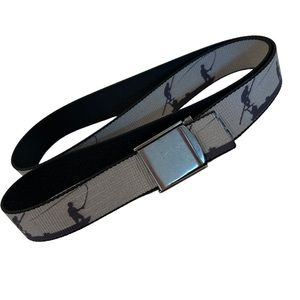 Thomas Bates‎ Adjustable Gray Canvas Fishing Belt